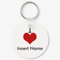 I Love (heart) keychains by shopaholicchick I Love (heart) keychains