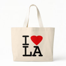 I Love Heart LA Tote Bag