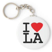 I Love Heart LA Key Chain