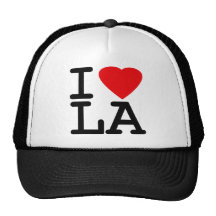 I Love Heart LA Mesh Hats