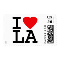 I Love Heart LA Postage