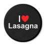I Love (Heart) Lasagna Fridge Magnets