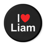 I Love (Heart) Liam magnets