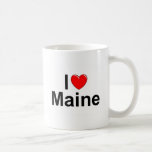 I Love (Heart) Maine Coffee Mugs