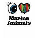 I Love (Heart) Marine Animals t-shirts by eyeheartanimals I Love (Heart) Marine Animals t-shirts