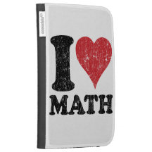 I Love (Heart) Math Kindle Case