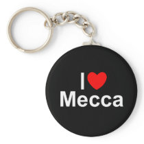 I Love (Heart) Mecca Keychains
