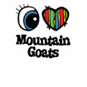 I Love (Heart) Mountain Goats t-shirts by eyeheartanimals I Love (Heart) Mountain Goats t-shirts