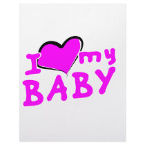 I love (heart) my baby! (girl) letterhead by corebeammusic I love (heart) my baby! (girl) letterhead