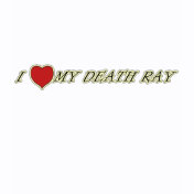 I Love (Heart) My Death Ray Baby Onesies