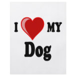 I Love (Heart) My Dog flyers