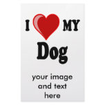 I Love (Heart) My Dog stationery