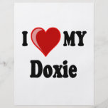 I Love (Heart) My Doxie Dog Flyers