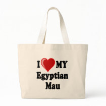 I Love (Heart) My Egyptian Mau Cat bags by CatnDog I Love (Heart) My Egyptian Mau Cat bags