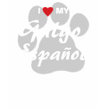 I Love (Heart) My Galgo Español Dog Lovers Shirt