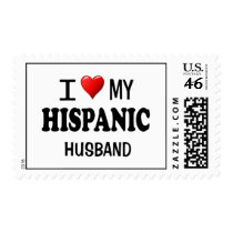 I Love (Heart) My Hispanic Husband Postage