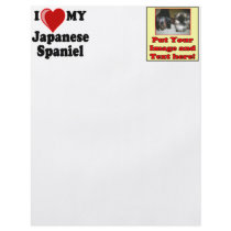 I Love (Heart) My Japanese Spaniel Dog flyers by CatnDog I Love (Heart) My Japanese Spaniel Dog flyers