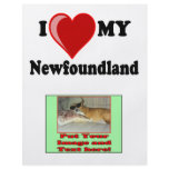 I Love (Heart) My Newfoundland Dog Flyers