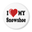 I Love (Heart) My Snowshoe Cat magnets