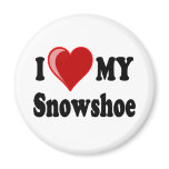 I Love (Heart) My Snowshoe Cat magnets