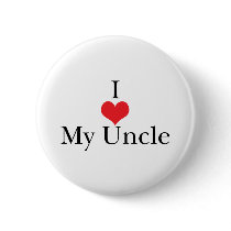 I Love (Heart) My Uncle Button