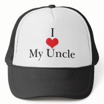I Love (Heart) My Uncle hats