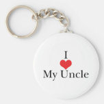 I Love (Heart) My Uncle Keychains