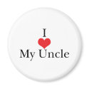 I Love (Heart) My Uncle magnets by AuntandUncleGifts I Love (Heart) My Uncle magnets