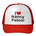 I Love (Heart) Nancy Pelosi Mesh Hats