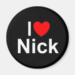 I Love (Heart) Nick Fridge Magnet
