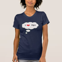 I Love (Heart) Opa T Shirt