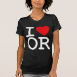 I Love Heart Oregon T Shirts