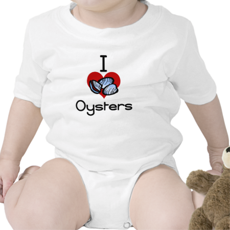 I love-heart oysters shirts