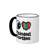 I Love (Heart) Painted Turtles mugs by eyeheartanimals I Love (Heart) Painted Turtles mugs