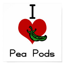 I love-heart pea pod posters by Edibility I love-heart pea pod posters