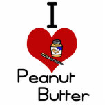 I love-heart peanut butter photo cut out
