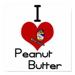 I love-heart peanut butter posters