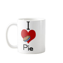 I love-heart pie mugs by Edibility I love-heart pie mugs