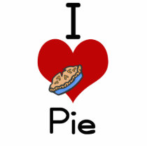 I love-heart pie photo cutout