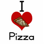 I love-heart pizza photo cut out
