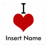 I Love (heart)