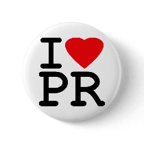 I Love Heart Puerto Rico Pinback Button