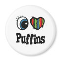 I Love (Heart) Puffins magnets by eyeheartanimals I Love (Heart) Puffins magnets