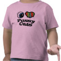 I Love (Heart) Pussy Cats t-shirts