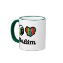 I Love (Heart) radim mugs by eyeheartnames I Love (Heart) radim mugs