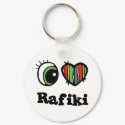 I Love (Heart) rafiki keychains by eyeheartnames I Love (Heart) rafiki keychains