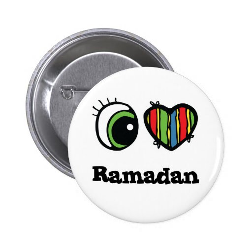 I Love (Heart) ramadan Pinback Button