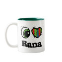 I Love (Heart) Rana mugs by eyeheartnames I Love (Heart) Rana mugs