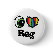 I Love (Heart) Reg buttons by eyeheartnames I Love (Heart) Reg buttons