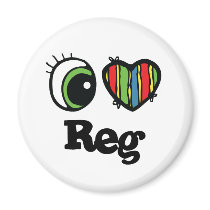I Love (Heart) Reg magnets